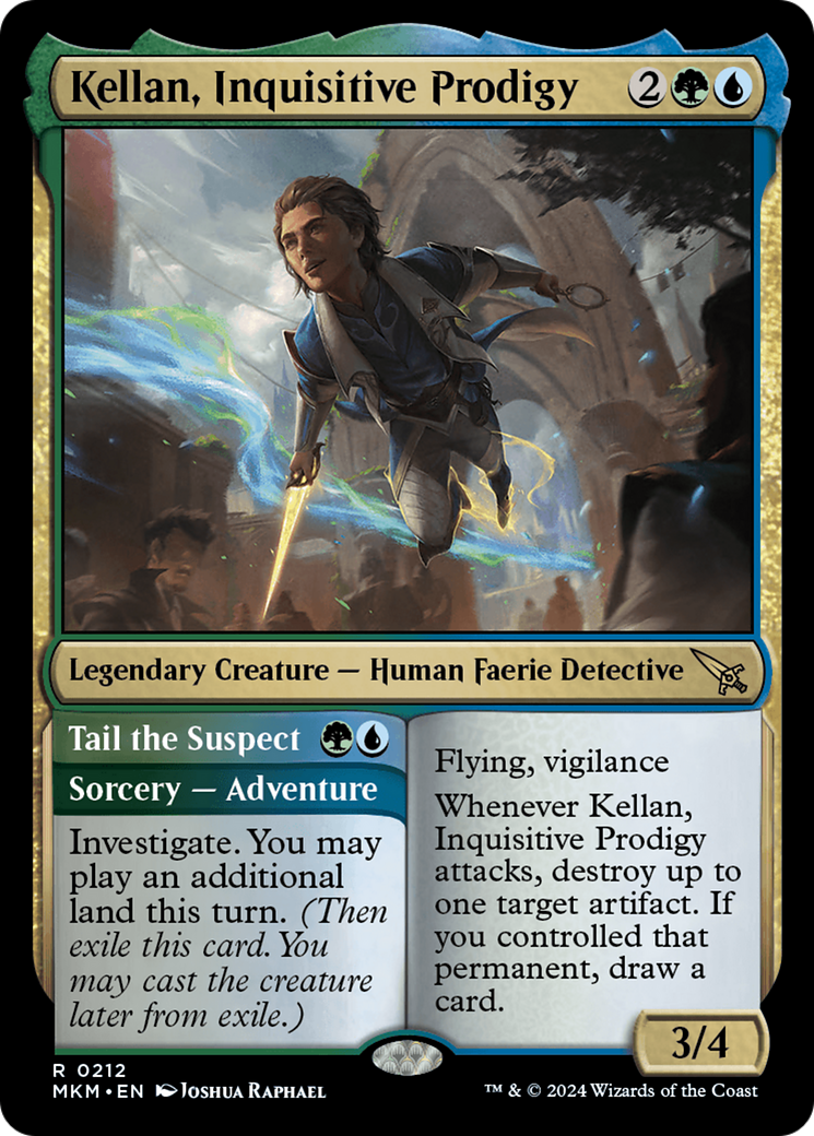 Kellan, Inquisitive Prodigy // Tail the Suspect [Murders at Karlov Manor]-1