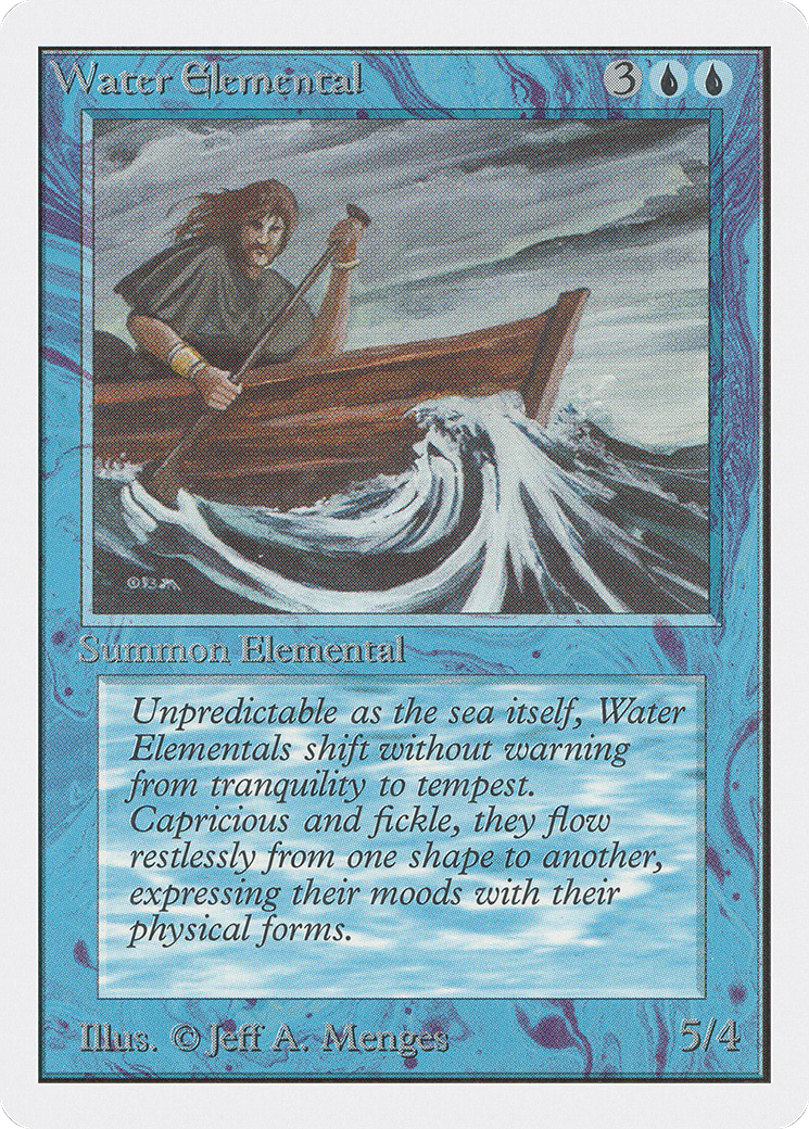Water Elemental (2ED-) - Unlimited Edition-1