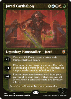 Jared Carthalion (DMC-050) - Dominaria United Commander Etched Foil-1