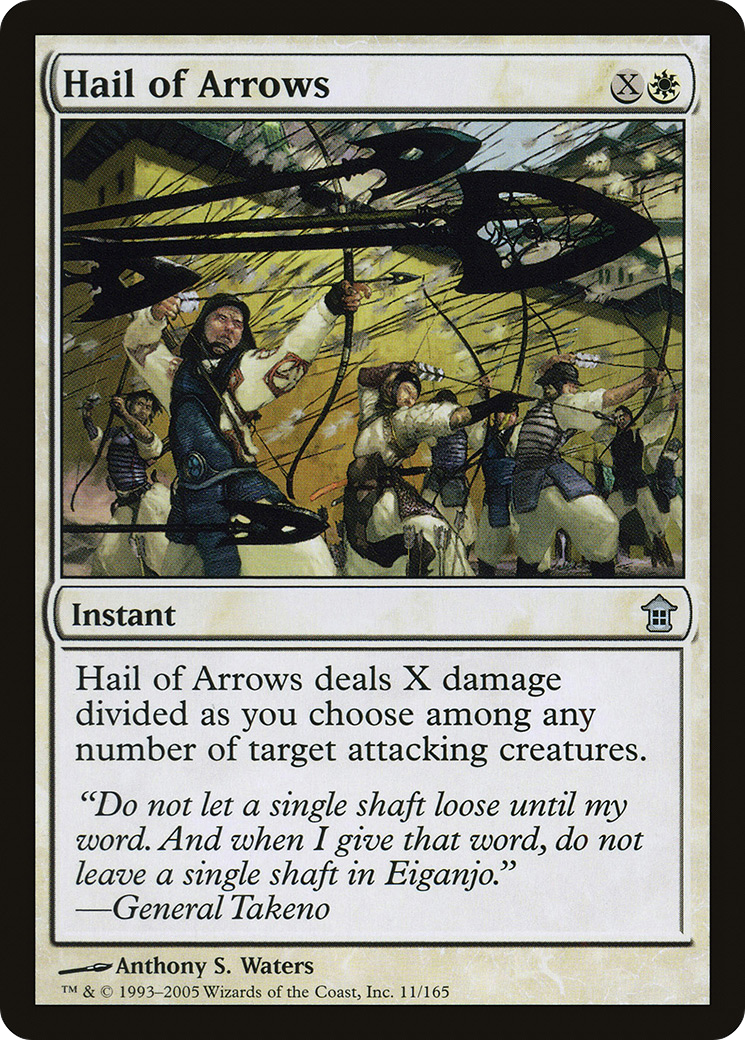 Hail of Arrows [Saviors of Kamigawa]-1