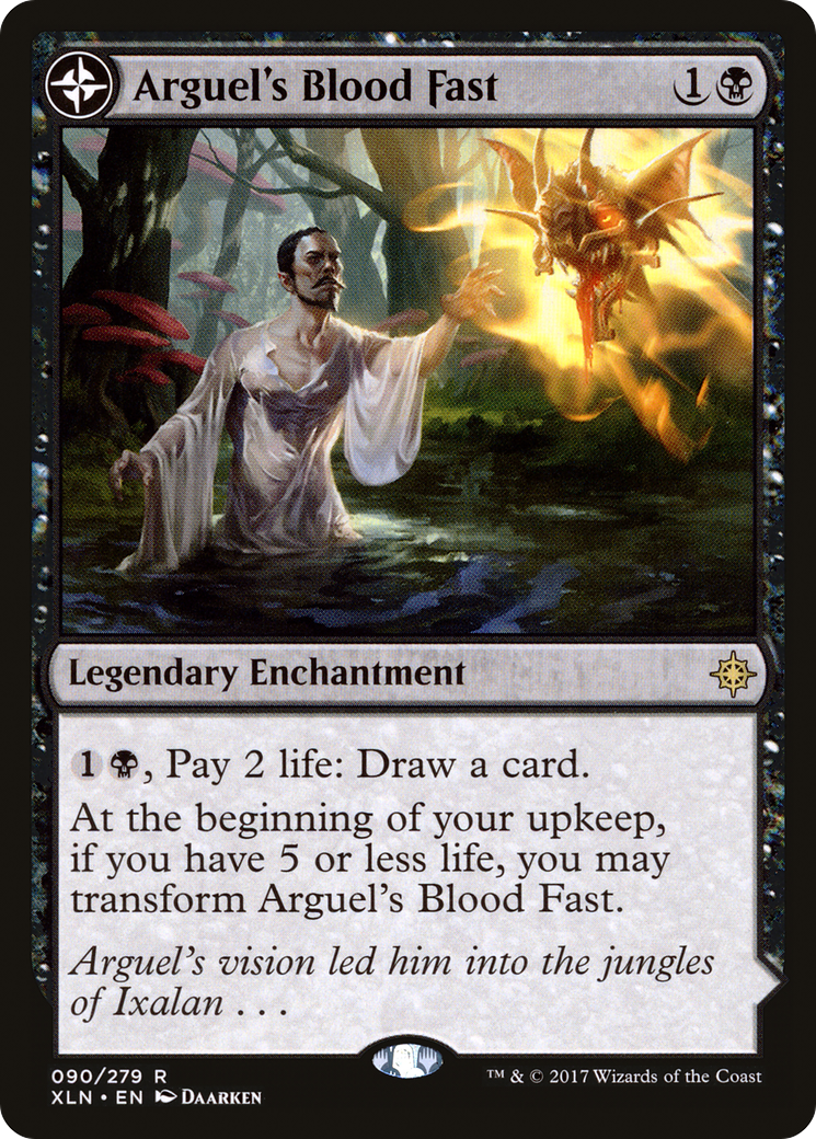 Arguel's Blood Fast // Temple of Aclazotz [Ixalan]-3