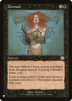 Unmask (LIST-168/350) - The List-1
