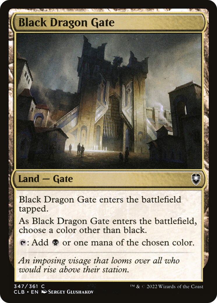 Black Dragon Gate [Commander Legends: Battle for Baldur's Gate]
