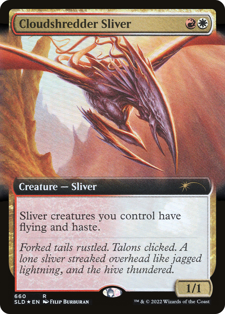 Cloudshredder Sliver (Extended Art) [Secret Lair Drop Promos]-1
