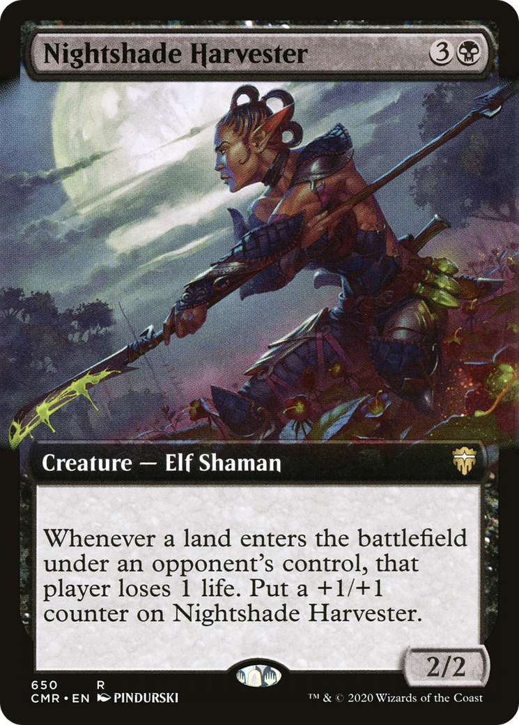 Nightshade Harvester (Extended Art) [Commander Legends]-1