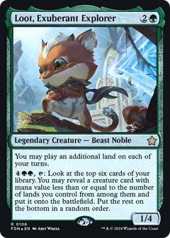Loot, Exuberant Explorer [Foundations Prerelease Promos]-1