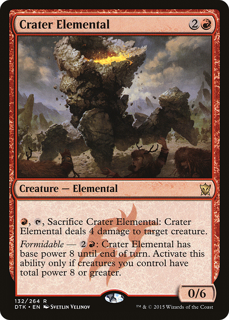 Crater Elemental [Dragons of Tarkir]-1