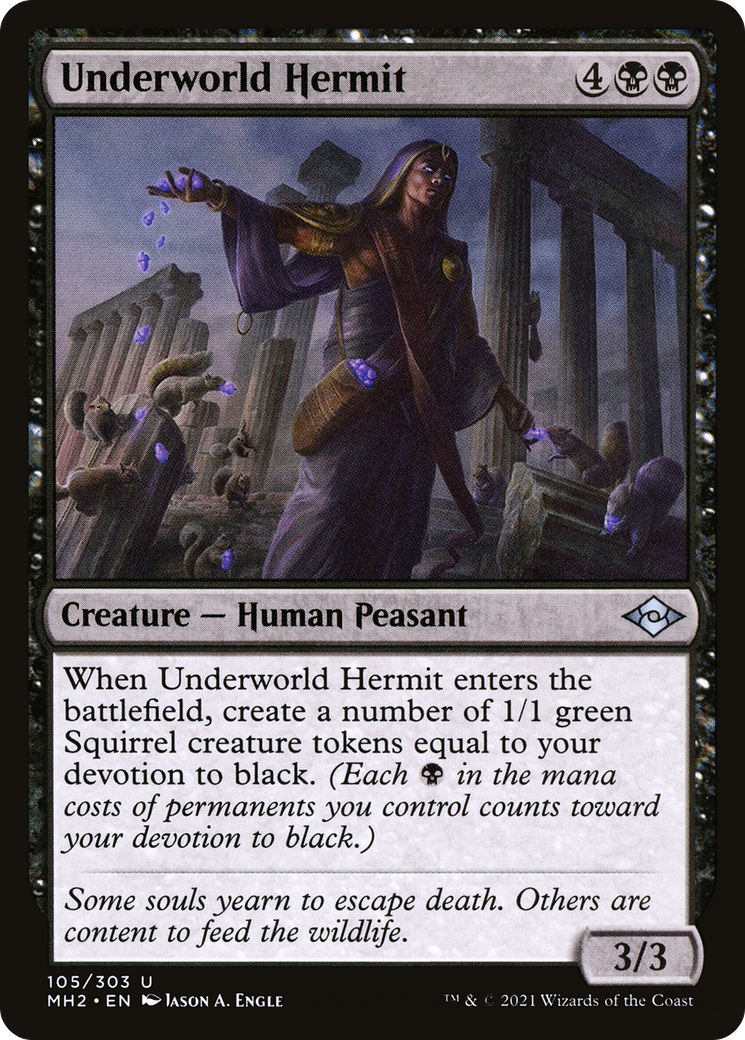 Underworld Hermit (MH2-105) - Modern Horizons 2-1