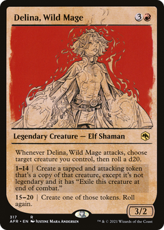 Delina, Wild Mage (Showcase) [Dungeons & Dragons: Adventures in the Forgotten Realms]-1