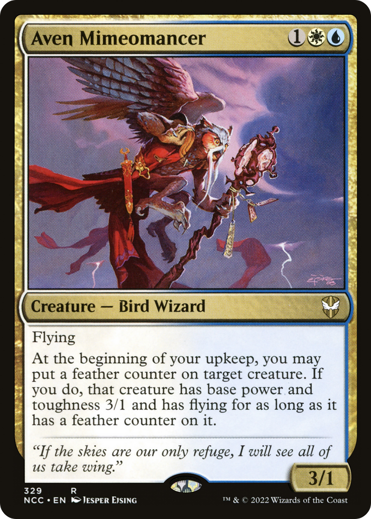Aven Mimeomancer [Streets of New Capenna Commander]-1