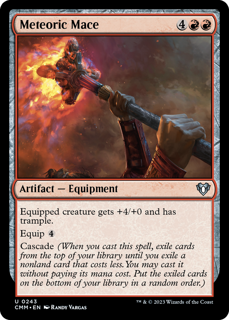 Meteoric Mace [Commander Masters]-1
