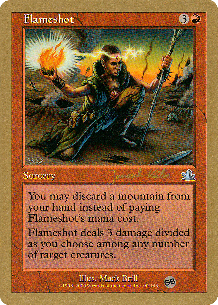 Flameshot - 2000 Janosch Kuhn (PCY) (SB) (WCD-) - World Championship Decks 2000-1