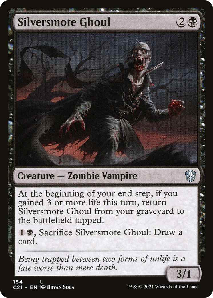 Silversmote Ghoul [Commander 2021]-1