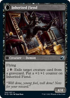 Heirloom Mirror // Inherited Fiend [Innistrad: Midnight Hunt]-2