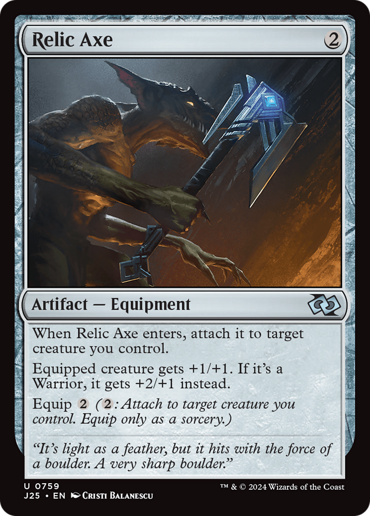 Relic Axe [Foundations Jumpstart]-1