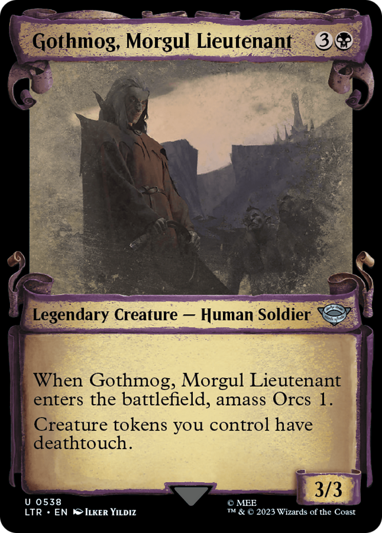 Gothmog, Morgul Lieutenant [The Lord of the Rings: Tales of Middle-Earth Showcase Scrolls]-1