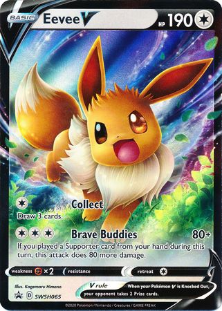 Eevee V (SWSH065) [Sword & Shield: Black Star Promos]-1
