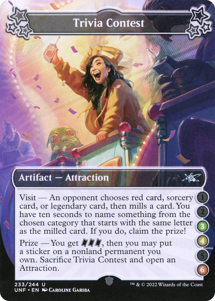 Trivia Contest (3-4-6) (UNF-233) - Unfinity Foil-1