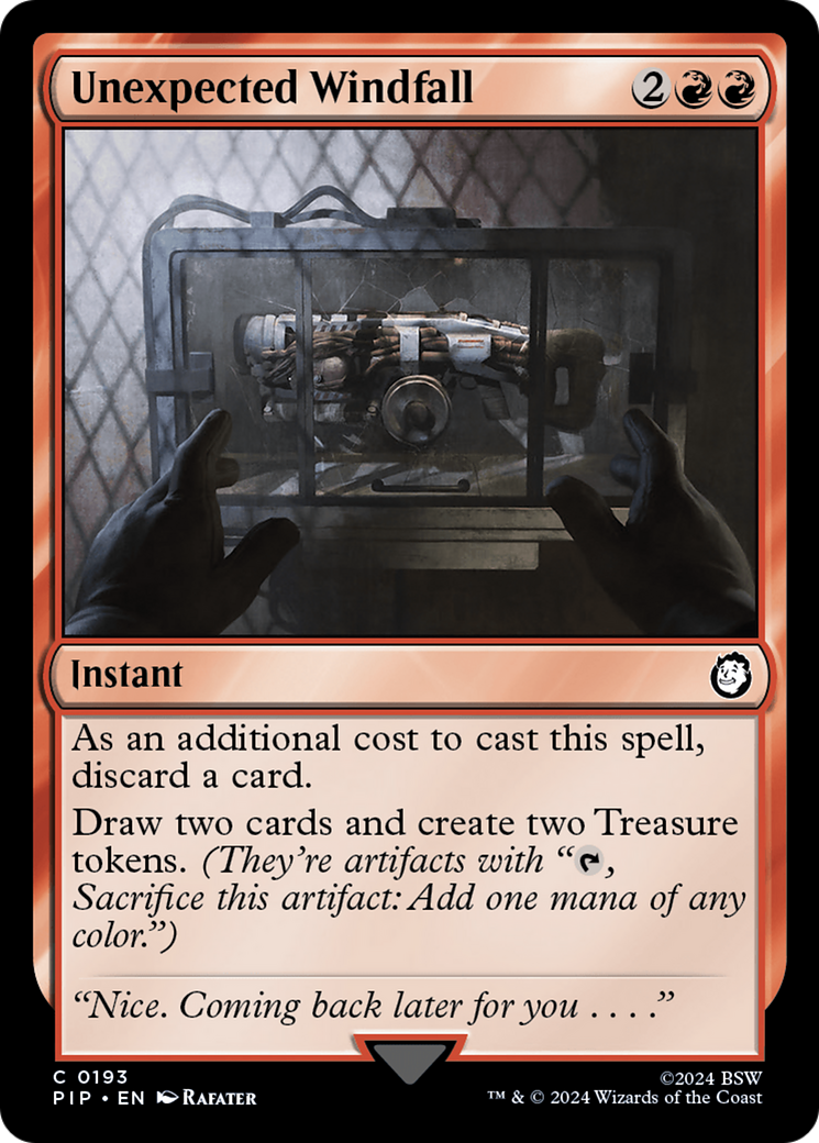 Unexpected Windfall (PIP-193) - Fallout Foil-1