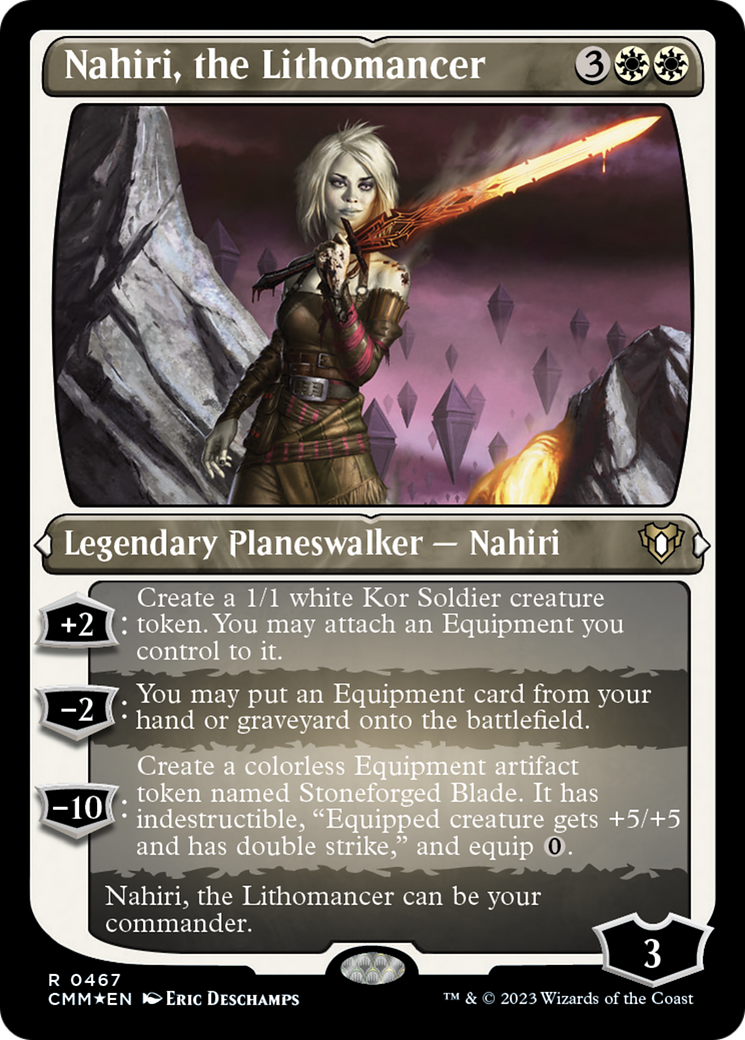 Nahiri, the Lithomancer (Foil Etched) [Commander Masters]-1