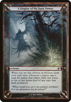A Display of My Dark Power (Schemes) [Archenemy Schemes]-1