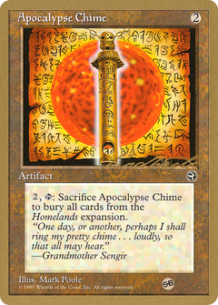 Apocalypse Chime - 1996 Leon Lindback (HML) (SB) (WCD-) - Pro Tour Collector Set-1