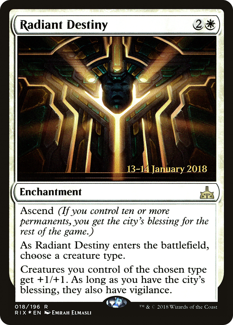 Radiant Destiny [Rivals of Ixalan Prerelease Promos]-1