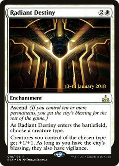 Radiant Destiny [Rivals of Ixalan Prerelease Promos]-1
