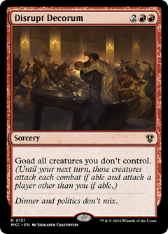 Disrupt Decorum [Murders at Karlov Manor Commander]-1