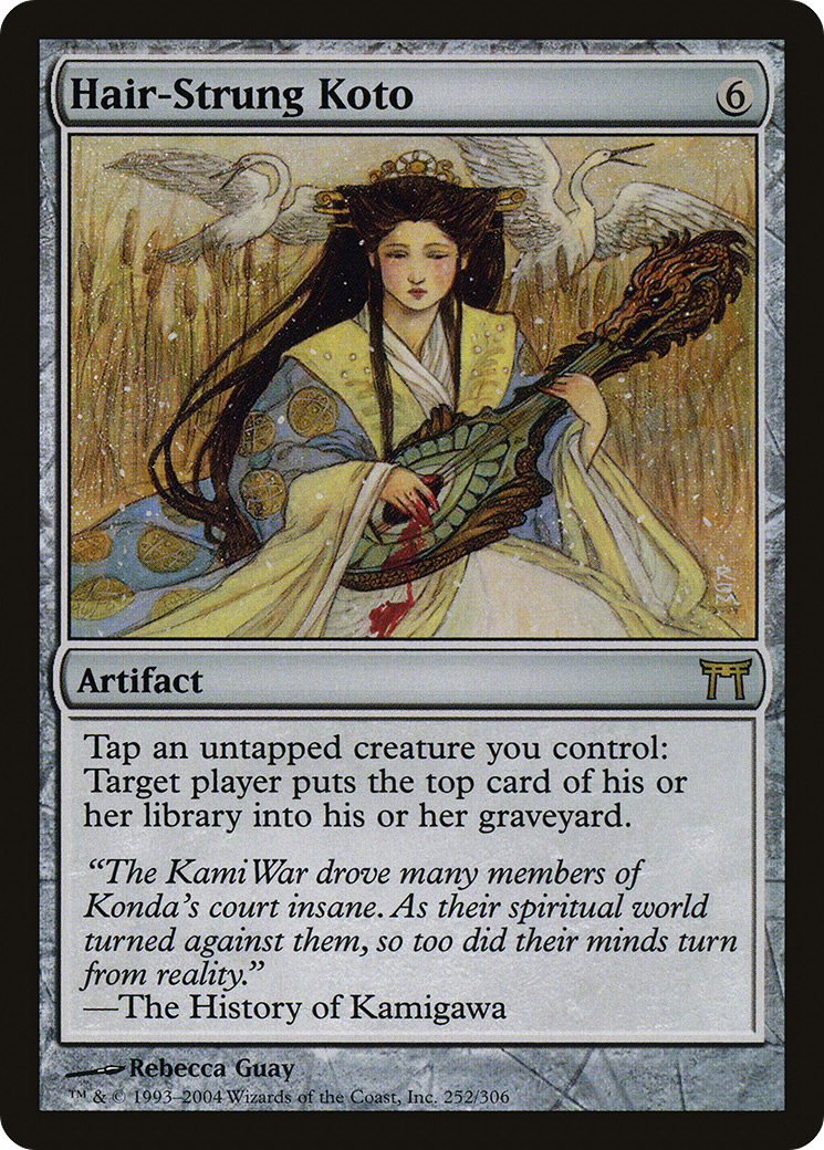 Hair-Strung Koto (CHK-252) - Champions of Kamigawa-1