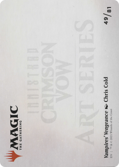 Vampires' Vengeance // Vampires' Vengeance (AVOW-049) - Crimson Vow Art Series (Borderless) Foil-2