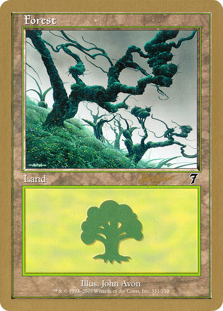 Forest (331) - 2002 Sim Han How (7ED) (WCD-) - World Championship Decks 2002-1