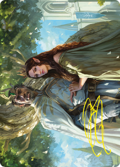 Aragorn and Arwen, Wed // Aragorn and Arwen, Wed (ALTR-033) - Tales of Middle-earth Art Series (Borderless) Foil-1