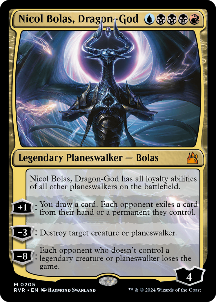 Nicol Bolas, Dragon-God [Ravnica Remastered]-1