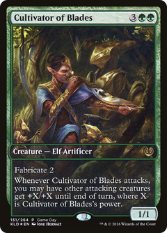 Cultivator of Blades (Game Day) (Full Art) [Kaladesh Promos]-1