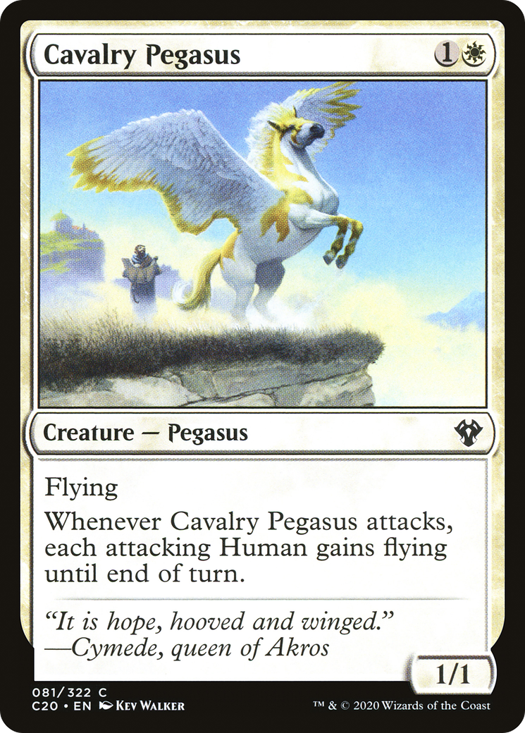 Cavalry Pegasus [Commander 2020]-1