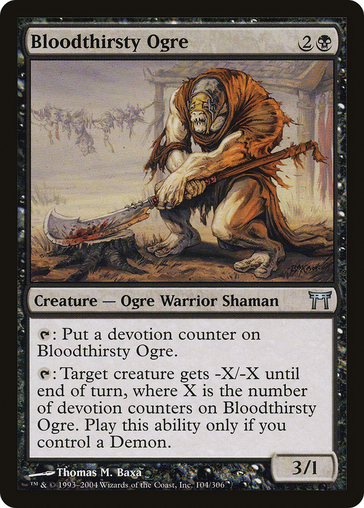 Bloodthirsty Ogre [Champions of Kamigawa]-1