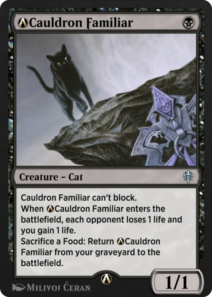 A-Cauldron Familiar (ELD-A-81) - Throne of Eldraine-1