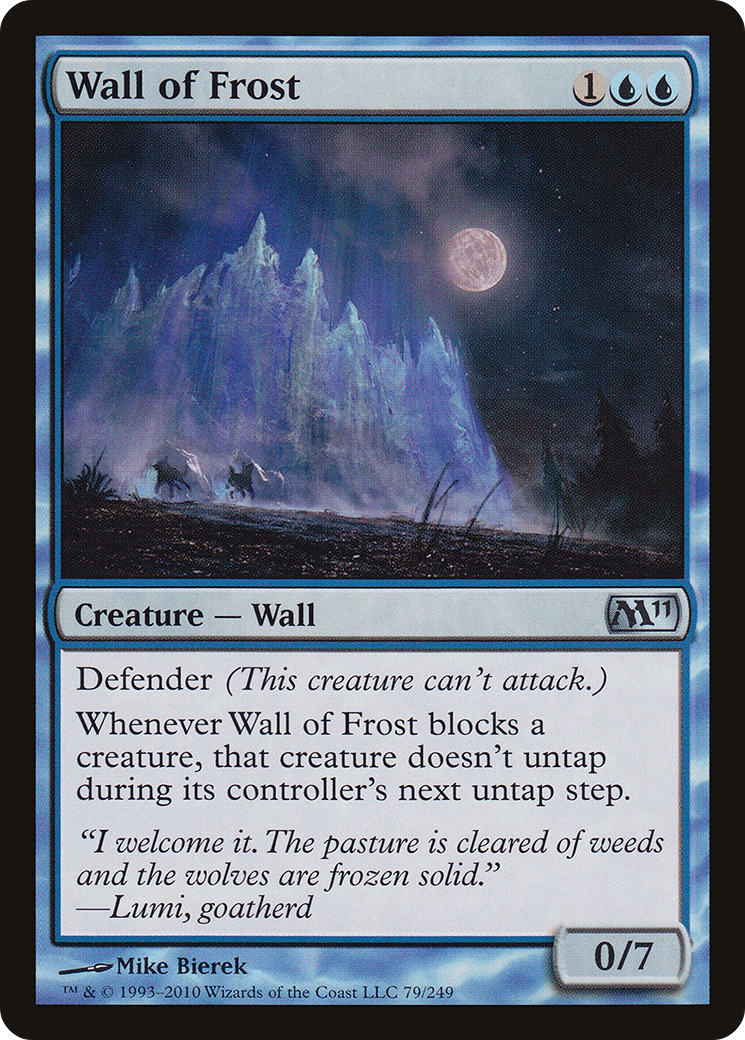 Wall of Frost (M11-079) - Magic 2011-1