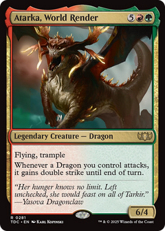Atarka, World Render [Tarkir: Dragonstorm Commander]-1