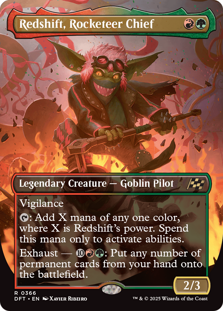 Redshift, Rocketeer Chief (Borderless) [Aetherdrift]-1