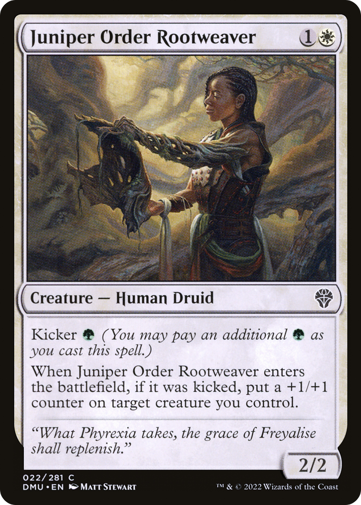 Juniper Order Rootweaver [Dominaria United]-1
