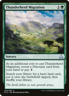 Thunderherd Migration [Rivals of Ixalan]-1