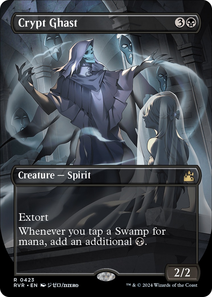 Crypt Ghast (Anime Borderless) [Ravnica Remastered]-1
