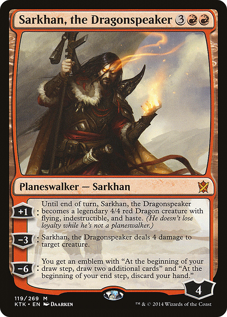 Sarkhan, the Dragonspeaker [Khans of Tarkir]-1