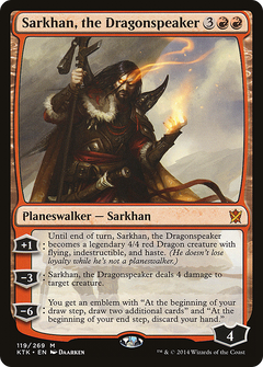 Sarkhan, the Dragonspeaker [Khans of Tarkir]-1