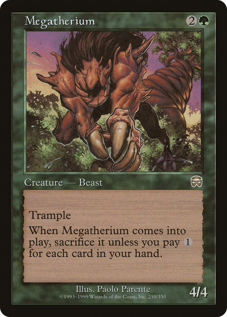 Megatherium [Mercadian Masques]-1