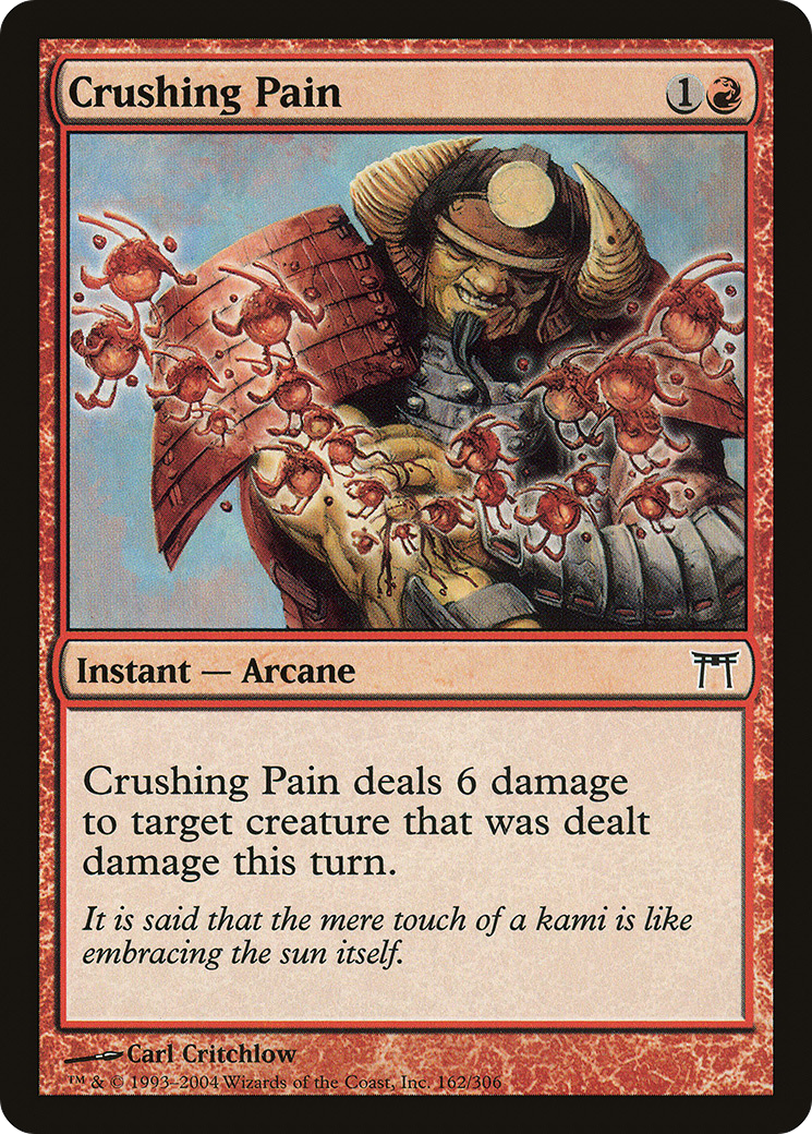 Crushing Pain [Champions of Kamigawa]-1