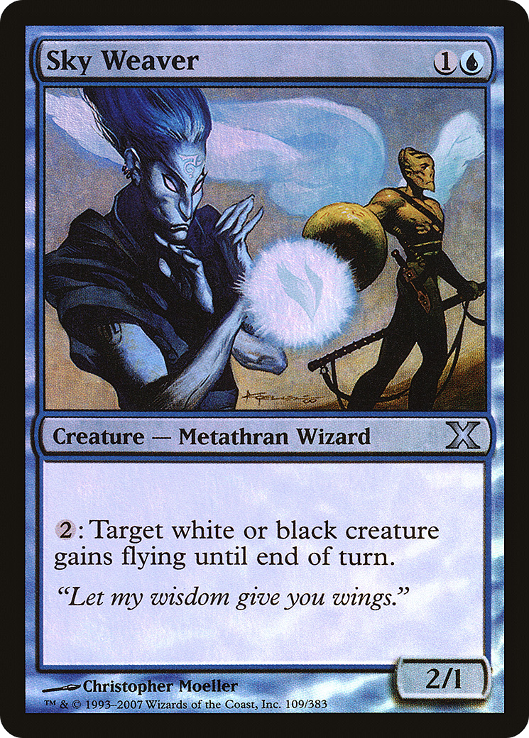 Sky Weaver (10E-109★) - Tenth Edition Foil-1