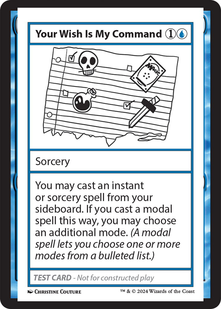 Your Wish Is My Command [Mystery Booster 2 Playtest Cards]-1
